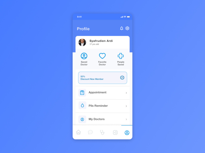 Clinic UI by Syafrudien Ardi on Dribbble