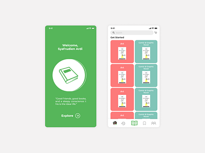 BookStore UI #2 design figma mobile ui uiux ux