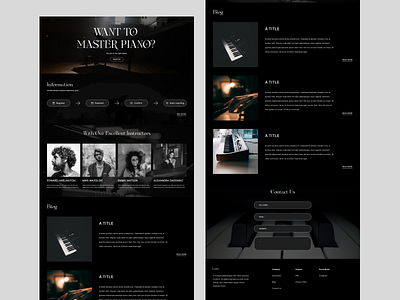 Locket - Piano Course Landing Page