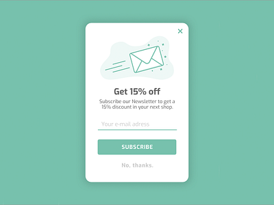 Daily UI Challenge - Newsletter Signup Form