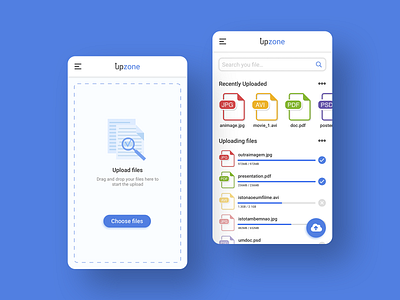 Daily UI Challenge - File Upload app cloud daily ui design file upload files mobile ui storage ui upload ux