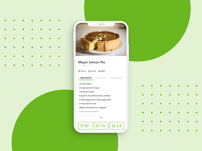 Daily UI Challenge - Recipe App app chef cooking cooking app daily ui design food food app mobile ui recipe recipe app ui ux