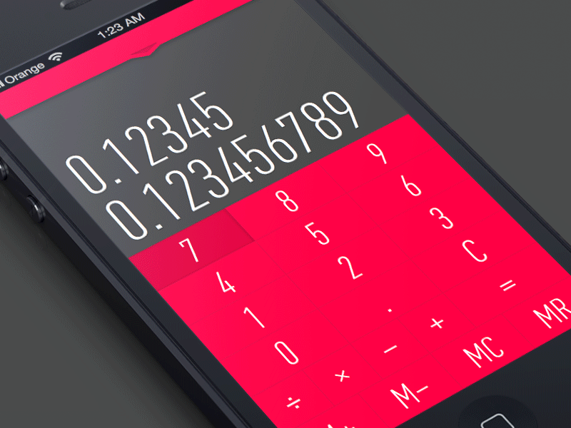 B-Calculate – IPhone Calculator By Kane Davis On Dribbble