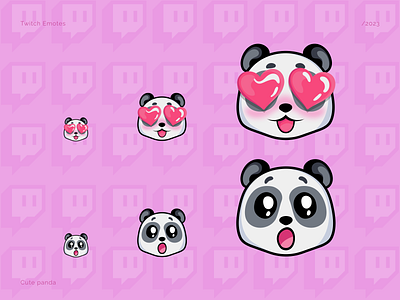 Twitch emotes panda