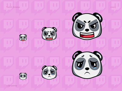 Twitch emotes panda