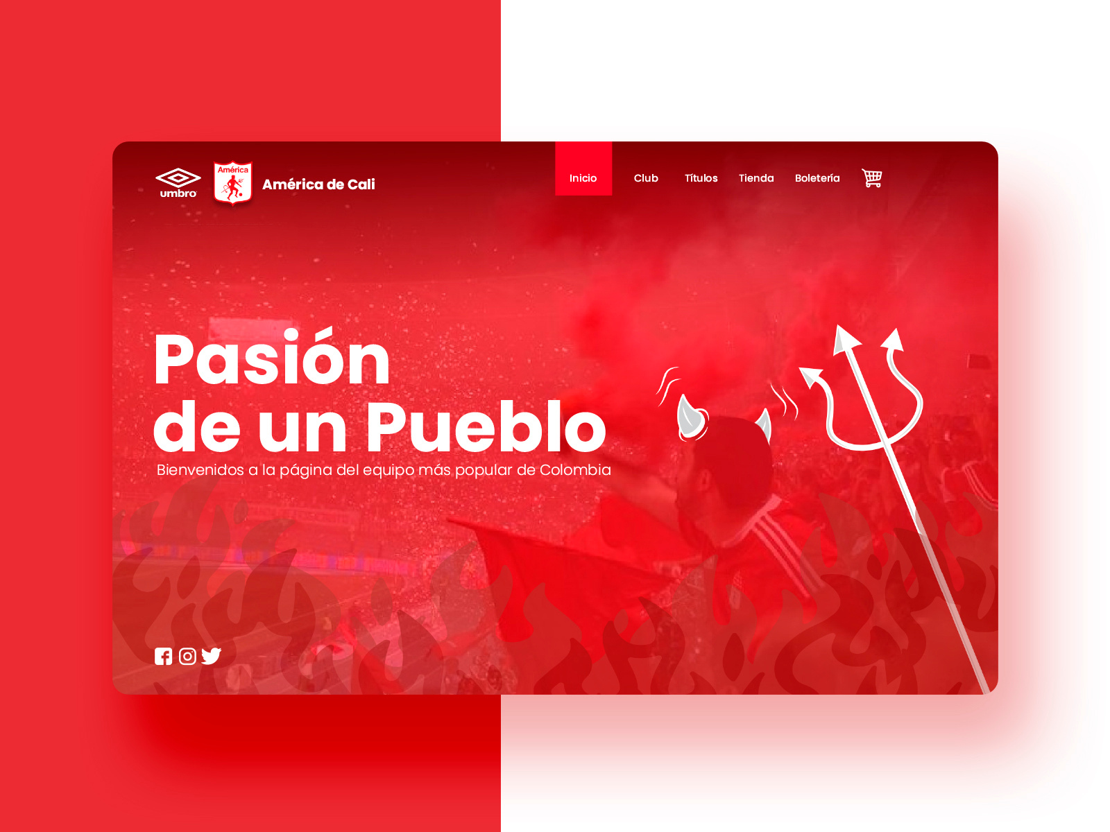 Concept Web America De Cali By Alejandro Orduz On Dribbble