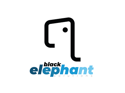 Black Elephant Logo