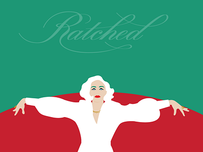 Ratched - Sharon design illustration netflix poster poster art poster design posters ratched ratchednetflix series series poster sharon stone vector vector art vector illustration vectorart