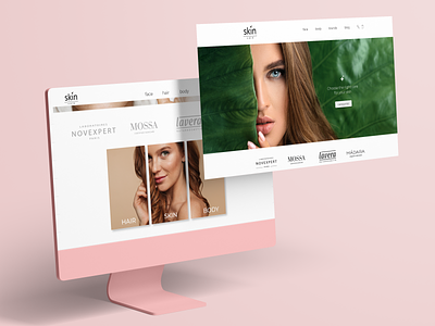 Skin Care - Web Shop Design Proposal branding care design logodesign logos skin web web shop webshop