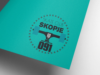 Logo - Skate Boarding Club Skopje Proposal design logo logo design logodesign skate club skate logo skateboarding vector logo