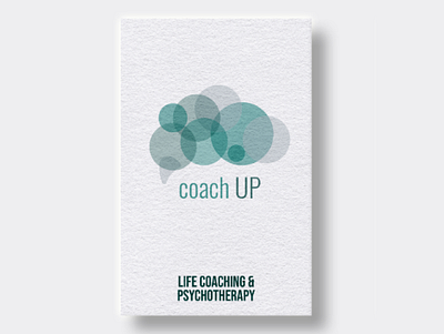 CoachUp Logo brain cloud coaching logo logodesign logos talk