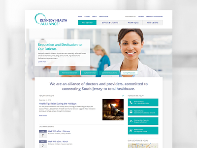 Healthcare Homepage healthcare homepage web web design