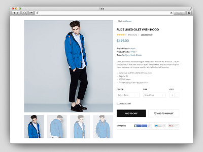 E-commerce Project WIP clean e commerce elegant flatwebdesign minimal webdesign