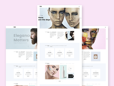 Adios - Creative PSD Template clean creative elegant homepage minimal modern one page psd