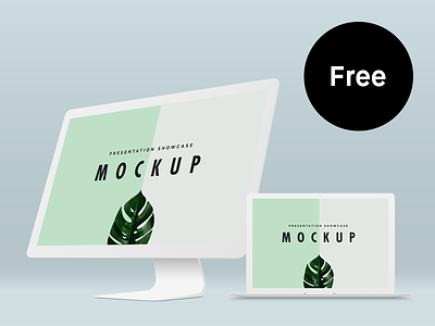 Free Macbook Pro & iMac Mockup Template free freebie mac macbook mockup