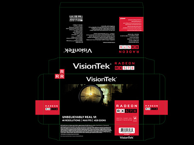 Visiontek Rx570 Packaging packaging design