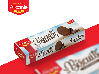 Alicanté - Biscuits / Packaging 3d algeria alicanté biscuits branding chocolat design packaging print sweet