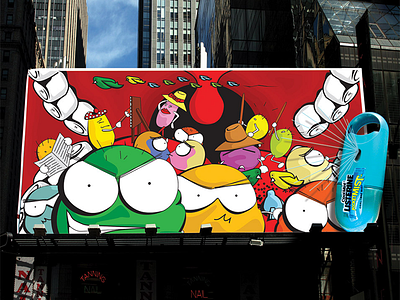 Listerine Pocket Mist – Washable Billboard advertising billboard design