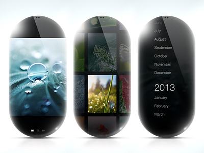 Morning Dew – Gallery cell phone concept mobile device