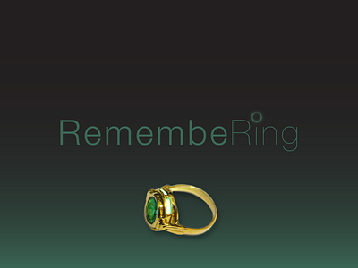 Remembering concept future idea mind object ring