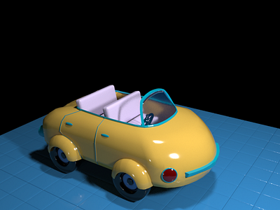 car2 max 3d modeling game assets