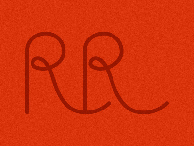 RR hand lettering r reds
