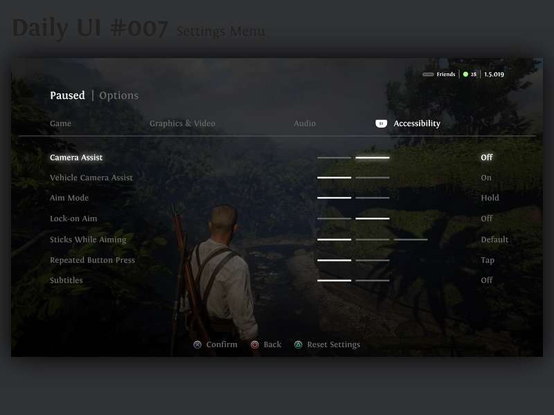 Game Menu designs, themes, templates and downloadable graphic elements ...