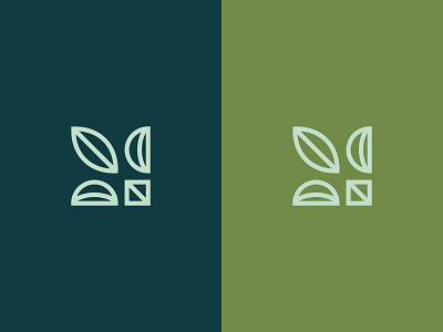 Horticulture Logo Concept 01 branding green horticulture leaves logo mint