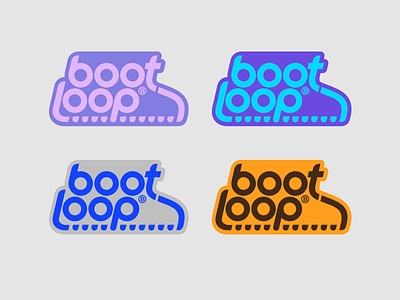 In color boot branding diagram id logo loop vector vlad gohn