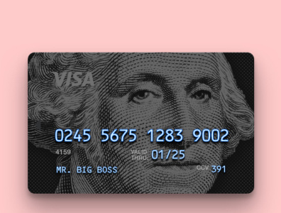 VISA CARD design card design visa washington