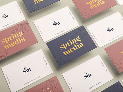 Spring Media Business Cards