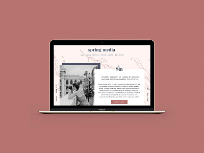 Spring Media Site Design