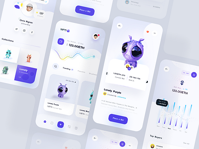 NFTIO Marketplace | Light Version - Mobile App