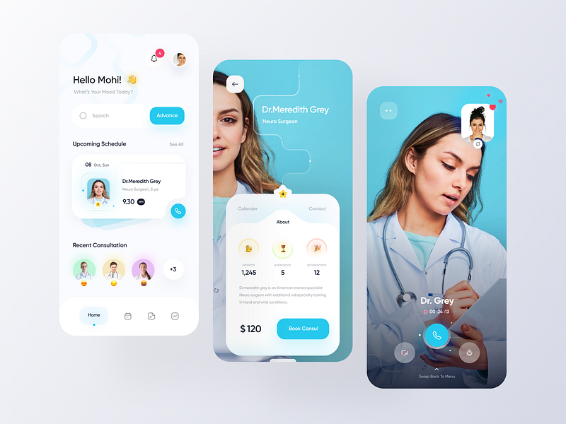 Medical app - Mobile app by Mohaddese for Reverb on Dribbble