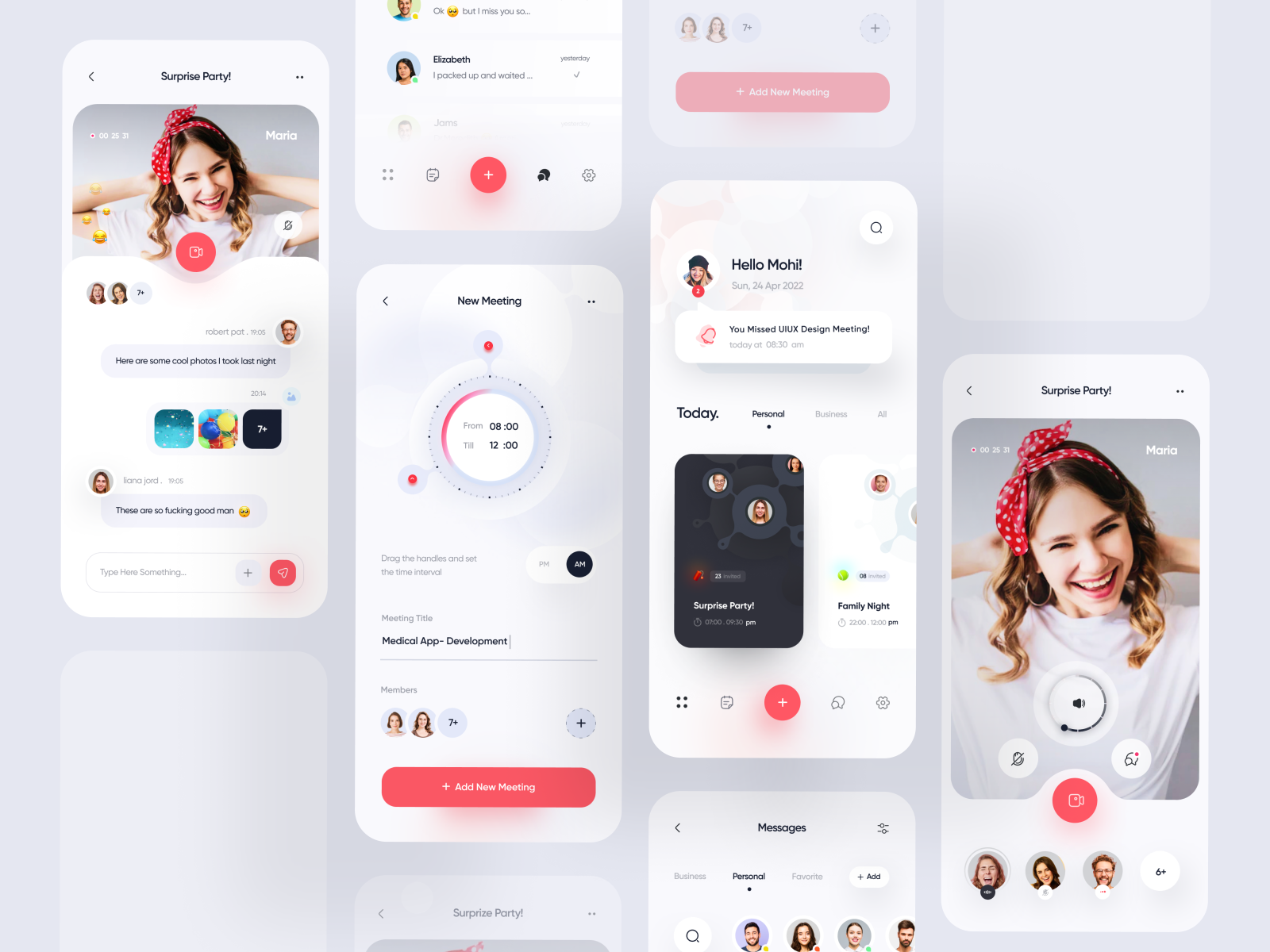 Meeting App - Mobile App By Mohaddese For Reverb On Dribbble