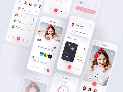 Meeting App - Mobile App by Mohaddese for Reverb on Dribbble