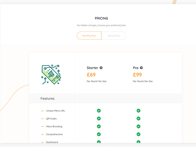 Pricing Table