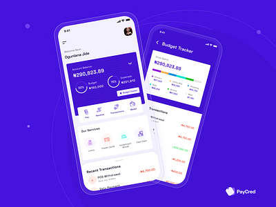 Budget Tracker Fintech App