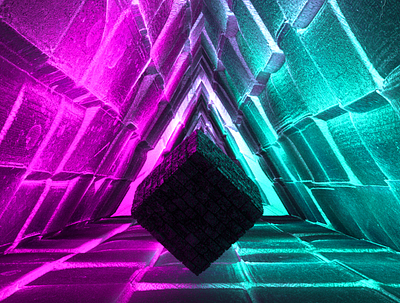 Cyberpunk abstract 3d 3dsmax abstract design geometric geometry illustration lights render