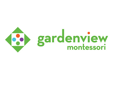 Gardenview Montessori Logo education logo montessori school