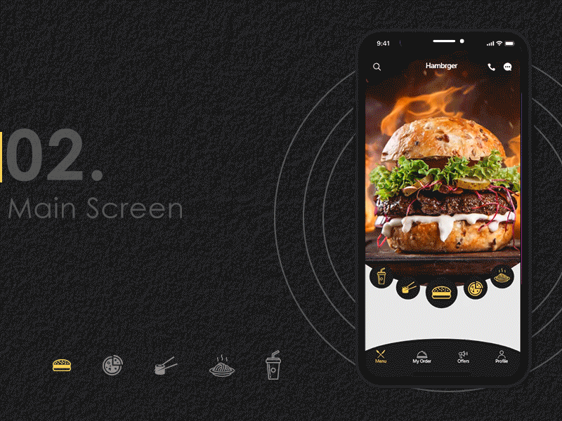 (King Of Taste) IOS Mobile App animation app app design application food food app mainpage mobile mobile app mobile app design mobile design mobile ui motion motion design ui design uidesign uiux ux ui uxdesign uxui