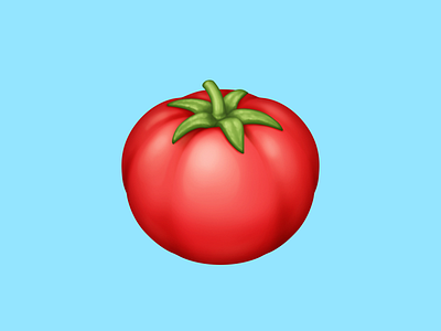 🍅 Tomato – U+1F345 emoji facebook food food emoji food icon food illustration fruit heirloom tomato icon tomato vegetable