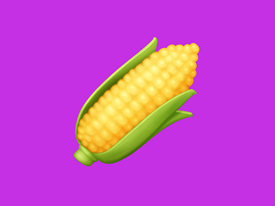 🌽 Ear of Maize – U+1F33D corn emoji facebook food food emoji food icon food illustration icon maize vegetable