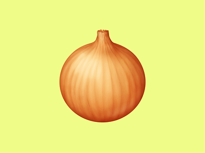 🧅 Onion – U+1F9C5 emoji food emoji food icon food illustration icon onion yellow onion
