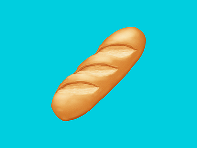 🥖 Baguette – U+1F956 baguette bread emoji food emoji food icon food illustration french bread icon