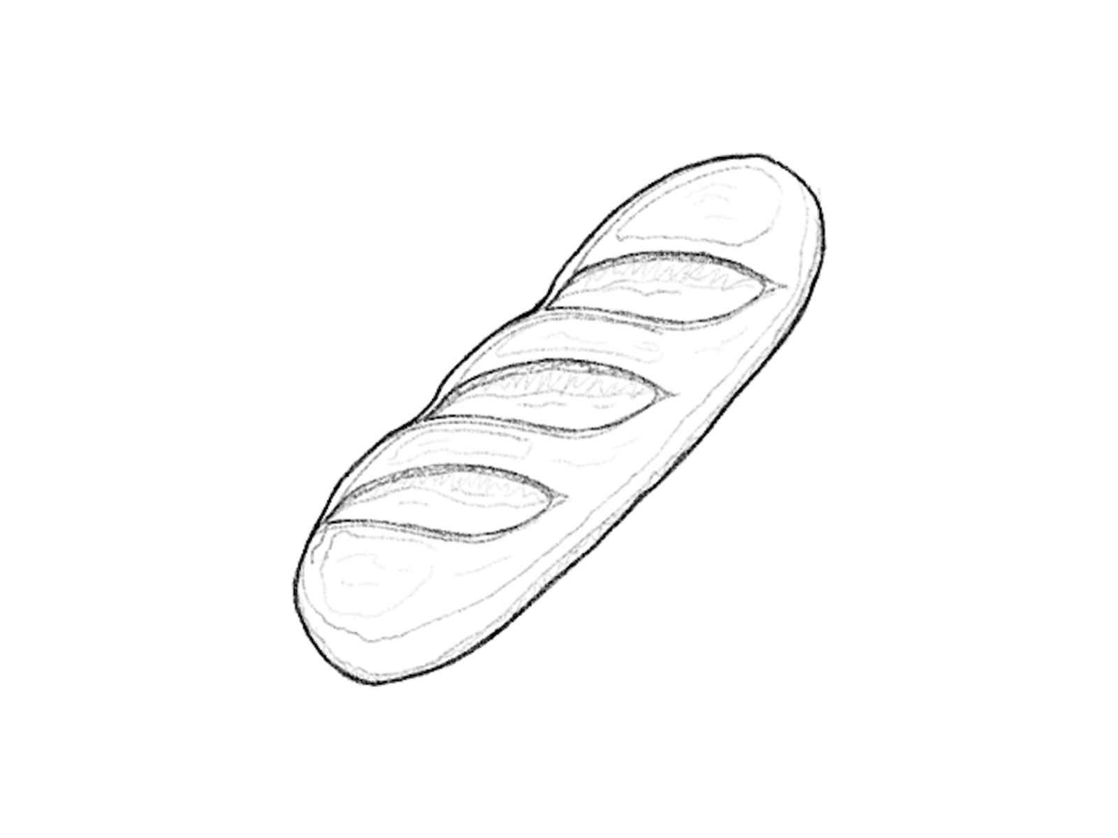 baguette sketch