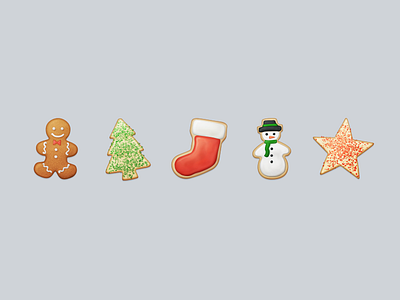 Christmas Cookies Emoji by Alexa Grafera for Parakeet on Dribbble