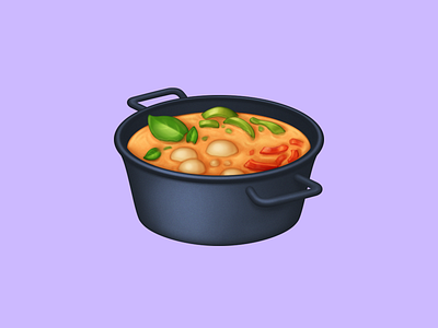 🍲 Pot of Food – U+1F372 cooking curry emoji facebook food icon pot