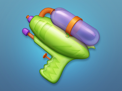 AppSoaker icon mac mac icon parody squirt gun toy water gun