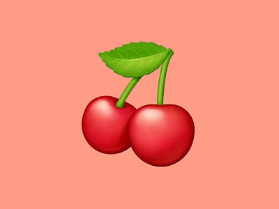 🍒 Cherries – U+1F352 cherries cherry emoji facebook food fruit icon